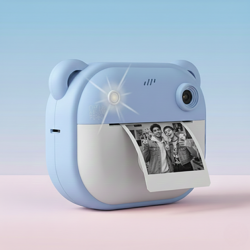 Eclipse: Retro Instant Print Camera – 48MP | 1080P | Ink-Free Printing